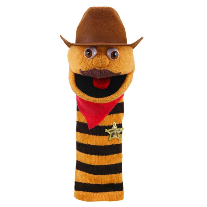 Cowboy Chaussette Marionnette