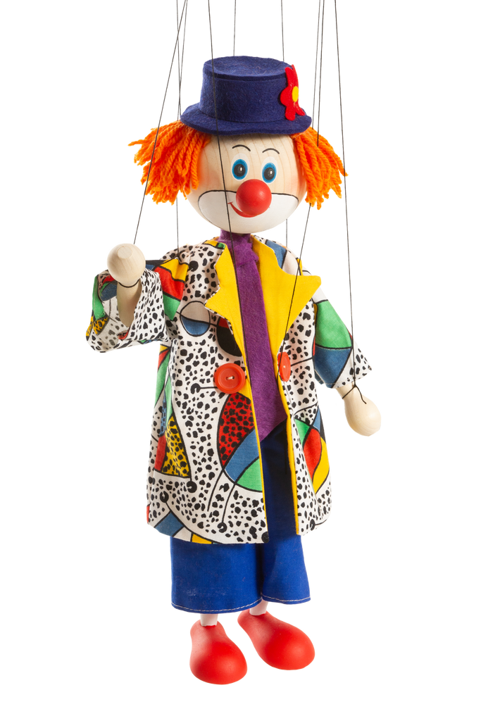 Clown Marionnette - 1402 - Le Monde de la Marionnette