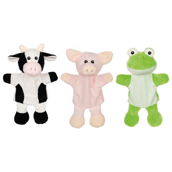 Pack de Marionnettes Vache Cochon et Grenouille